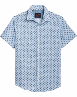 Egara Slim Fit Sport Shirt, Blue Jellycat Print
