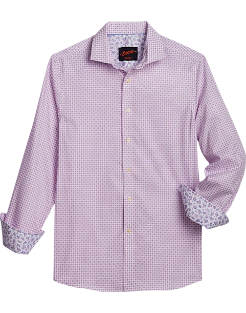 Egara Slim Fit Sport Shirt, Berry Foulard