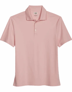 Joseph Abboud Modern Fit Luxe Cotton Polo, Light Pink