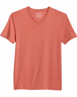 Lucky Brand Classic Fit Burnout T-Shirt, Orange