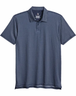 Report Collection Modern Fit Knit Polo, Navy Geo