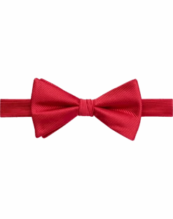 Calvin Klein Pre-Tied Bow Tie, Red