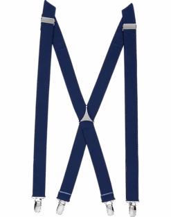 Egara Black Argyle Clip Suspenders