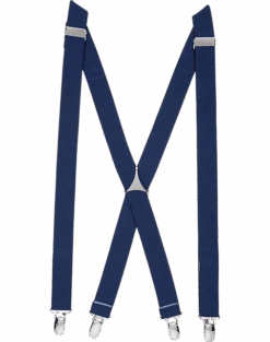 Egara Burgundy Clip Suspenders