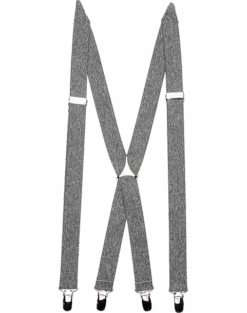 Egara Gray Clip Suspenders