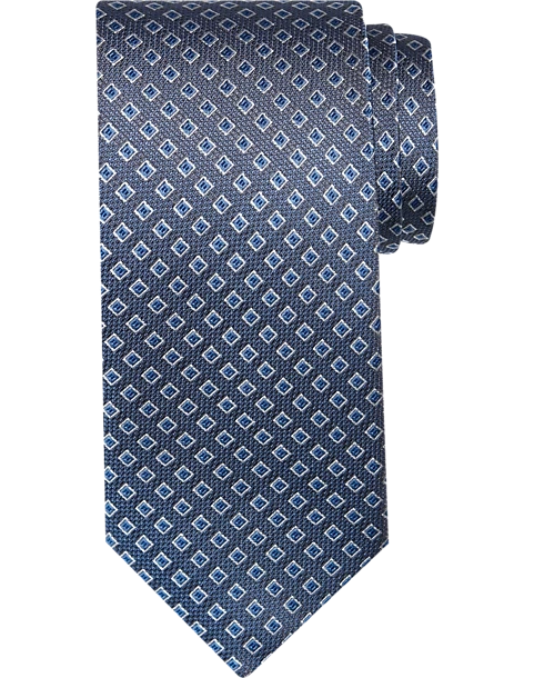 Calvin Klein Narrow Tie, Blue Check