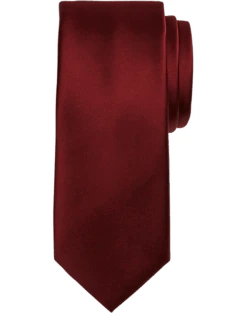Egara Skinny Tie, Burgundy