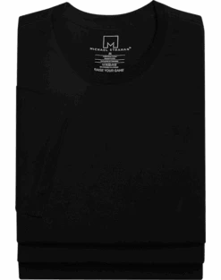 Michael Strahan Crew Neck Tees 3-Pack, Black