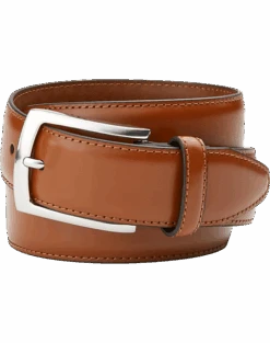 Johnston & Murphy Feather Edge Belt, Tan