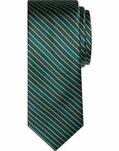 Egara Narrow Tie, Pine Stripe