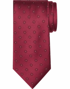 Calvin Klein Narrow Tie, Cherry Square Dot