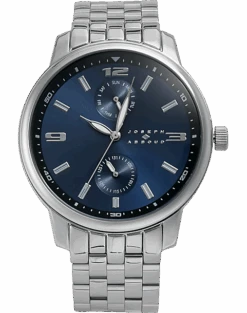 Joseph Abboud Watch, Blue And Silver