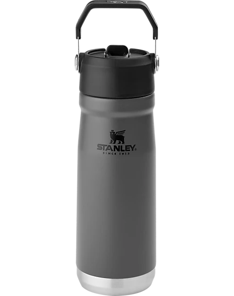 Stanley Iceflow Flip Straw Water Bottle, Gray 22 Oz.