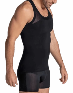 Leo By Leonisa Seamless Compression Tank, Black