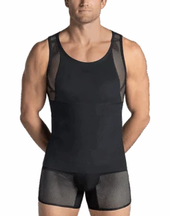 Leo By Leonisa Firm Compression Shaper Tank, Black